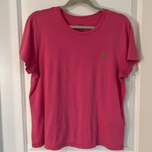 Polo tshirt women’s large pink